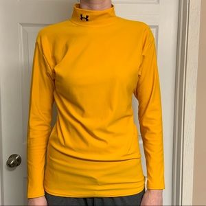 Long sleeve mock neck thermal Under Armour shirt